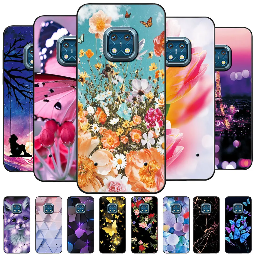 Custodia Per Nokia Xr20 Coque Tpu Soft Silicone Phone Funda Per Nokia Xr20 Ta-1368 Ta-1362 Cover Posteriore Xr20 Luxury Capa Bumper Marble