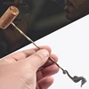 Cigar Pass Needle Retro Brass Portable Dredge Drilled Smoking Tool Gadget Tool 2