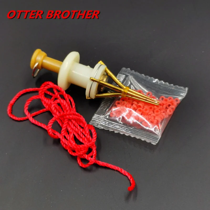 1Set Regenwurm Bloodworm Clip Köder Clip Regenwurm Clip Angeln Werkzeuge Angeln Tackle Angeln Köder – Detail 1