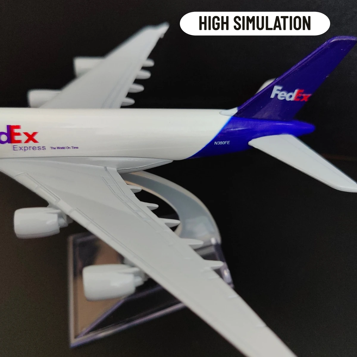 1:400 Scale Metal  Aircraft Model Replica Fedex Cargo 6" Aviation Diecast Home Office Decoration Miniature Toys 3