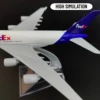 1:400 Scale Metal  Aircraft Model Replica Fedex Cargo 6" Aviation Diecast Home Office Decoration Miniature Toys 3