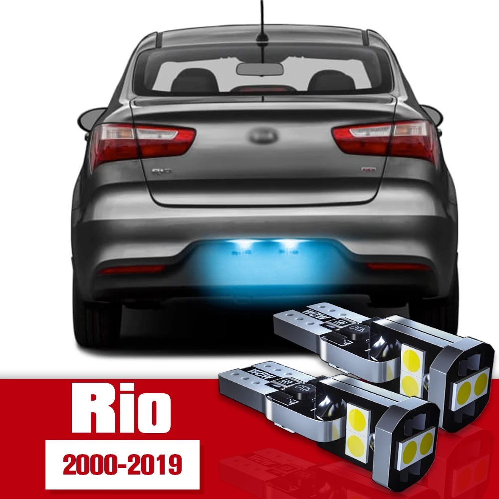 

2pcs License Plate Light Accessories LED Bulb Lamp For Kia Rio 2000-2019 2007 2008 2009 2010 2011 2012 2013 2014 2015 2016 2017