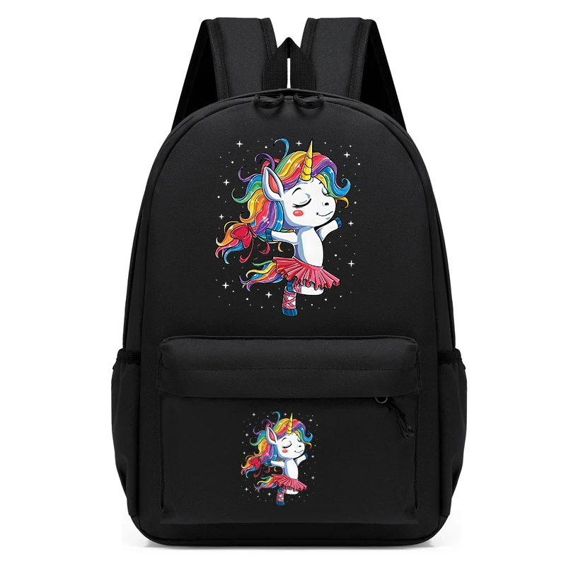 Meisjes School Rugzakken Paard Ballet Cartoon Boekentas Kinderen Nylon Bagpack Kinderen Schooltas Student Boekentas Kleuterschool Mochila