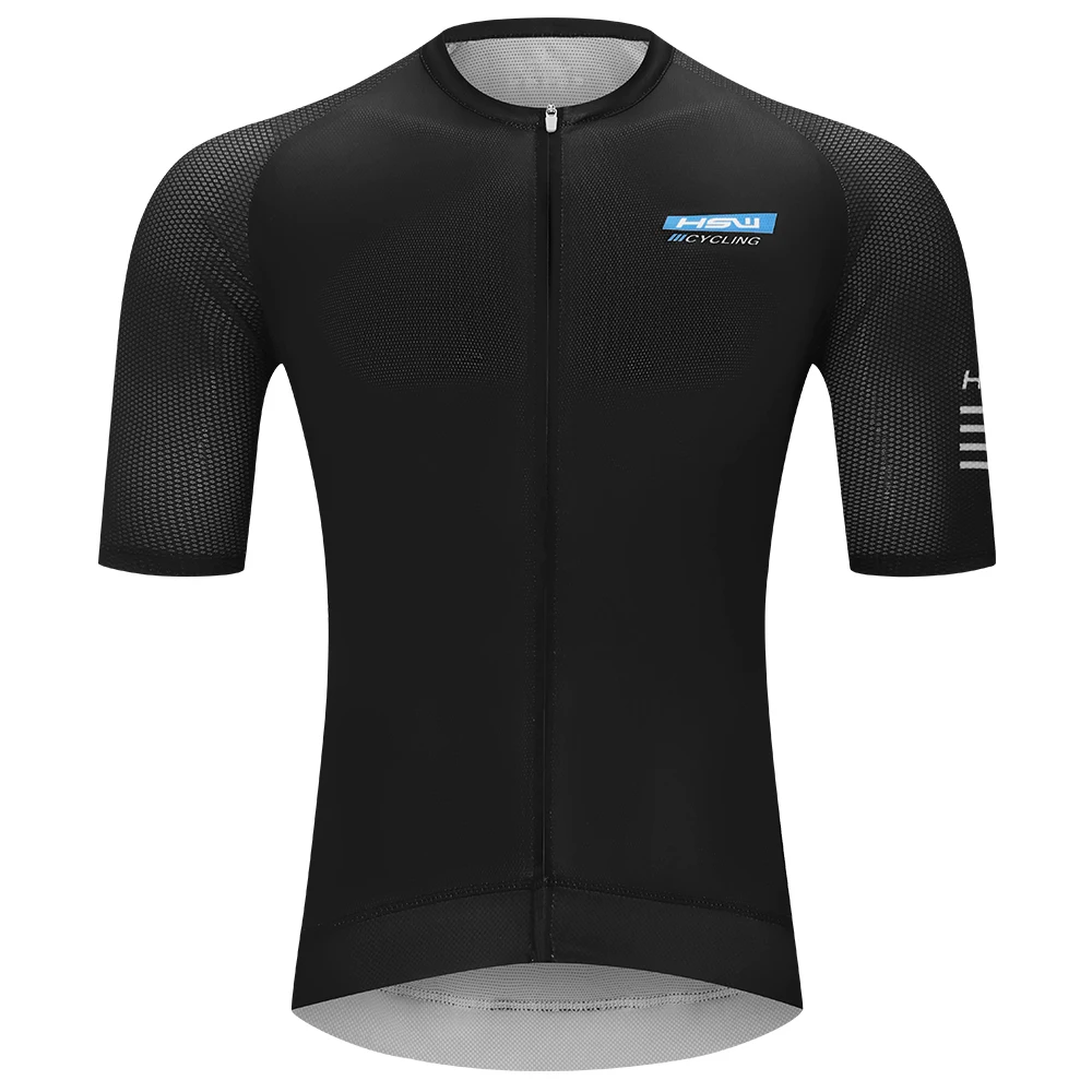 HISERWA Cycling Jersey Short Sleeves High Quality Summer Men MTB Road Bicycle Clothes Breathable Bike Jersey Ciclismo Hombre