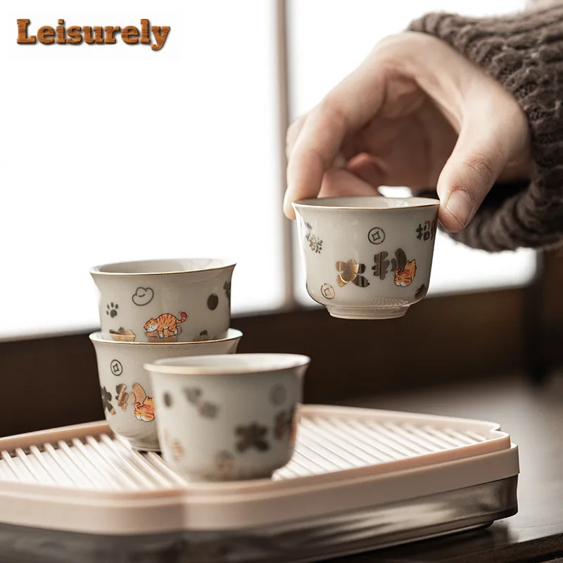 Plant Ash Big Fortuue And Great Profit Travel Tea Set Kit Boutique 1 Pot 4 Cups Tea Maker Organizer Portable Camping Handbag