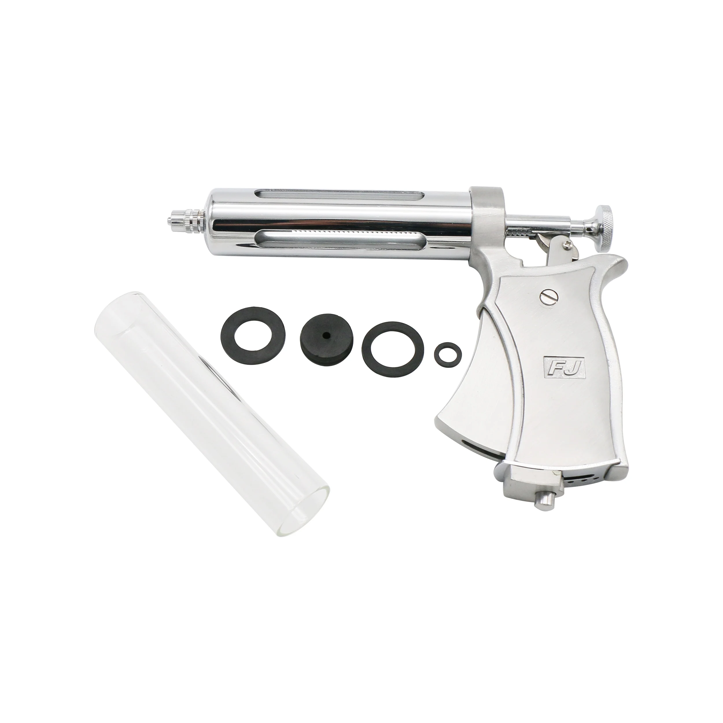 Adjustable Syringe Gun Automatic Metal 50ml Continuous Tainless Steel