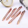 1/3/5pcs Rose Gold Ballpoint Pen with Stylus Tip 2-in-1 Stylus Gel Pen Business Signing Pen Kawaii School Office Accessories 6