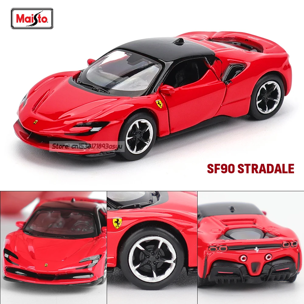 Maisto 1:64 Ferrari SF90 SP1 812 DAYTONA SP3 911 GT2 RS Chassis