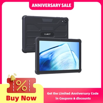 Cubot TAB KINGKONG, Rugged Tablet Android 13, IP68 Waterproof, 16GB RAM(8GB+8GB Extended), 256GB ROM, 10600mAh,10.1" FHD+ Screen