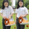 Pet Canvas Shoulder Bag Lion Shaped Dog Carrier Comfortable Cats Carrying Pouch Handbag Puppy Messenger Bag For Outdoor Travel 2