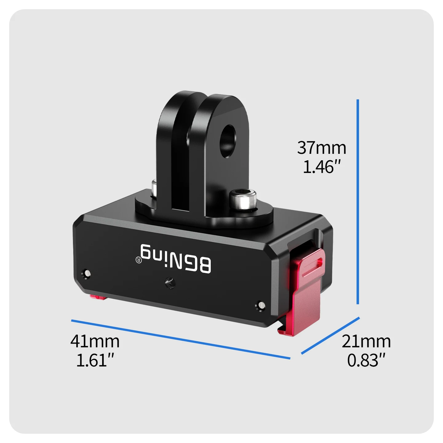 Wiederaufladbare Schnellwechselhalterung für DJI Osmo Nano Action-Kamera Magnetische Halterung für Selfie-Stick Stativ-Verlängerungsadapter – Detail 16
