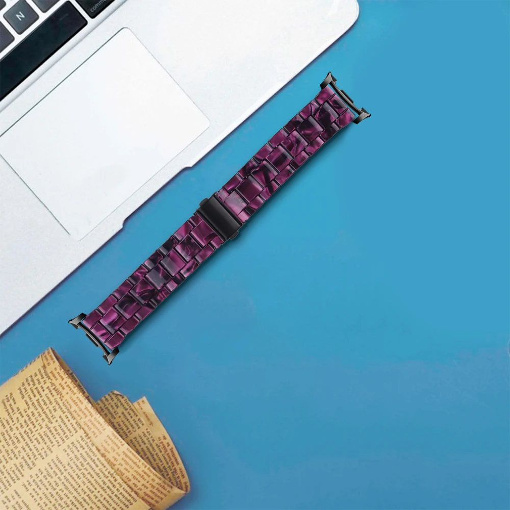 Seamless Resin Strap Bracelet for Smartwatch Wristbands