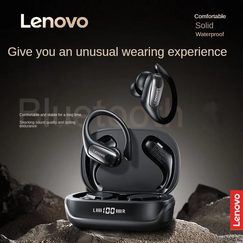 Lenovo-EA305 TWS Earhook Sports Earphones Bluetooth 5.4 Dual Mode Wireless Game Headset HiFi Stereo Earbuds