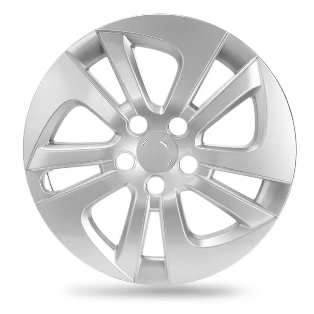 WOLFSTORM 15-Inch Hubcaps For Toyota Prius 2010-2015 - Set Of 4 White Lacquer Snap-On Wheel Covers - View #8