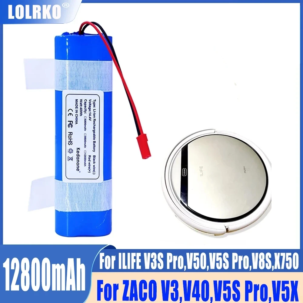 

Перезаряжаемая литий-ионная батарея для робота-пылесоса MIJIA Mi Essential G1, аккумуляторная батарея емкостью 6800 мАч, 14,4 В/1