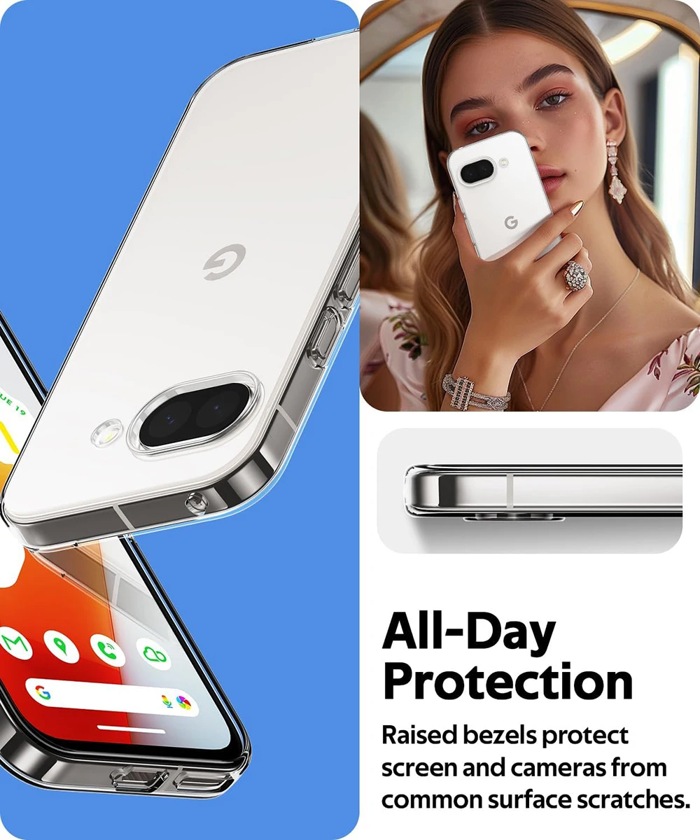 Ultra Thin Clear Silicone Phone Soft Case - Transparent Shockproof Back Cover