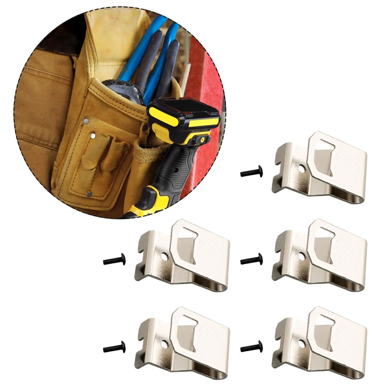 

5Pcs N597001 Belt Hook Belt Clip Replacement Parts For Craftsman CMCD700C1 CMCD701C2 CMCF810C2 CMCD720D2 Cordless Drill Tool