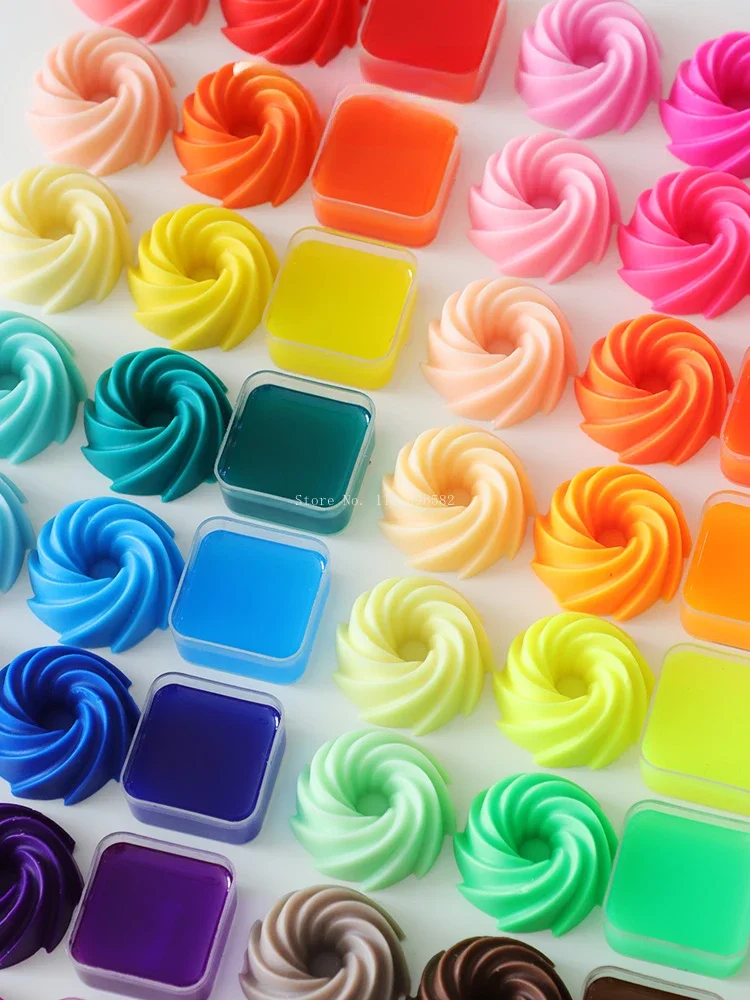 10G/ Box of Scented Candle Solid Filiform Fluorescent Dye DIY Handwork Making Creative Modeling Candle/wax Sheet Dyeing Pigment