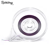 1pc Clear Nail Art Striping Tape Line Case Foil Line Sticker Roller Box Holder Dispenser Easy Use Manicure Nail Art Tools 1