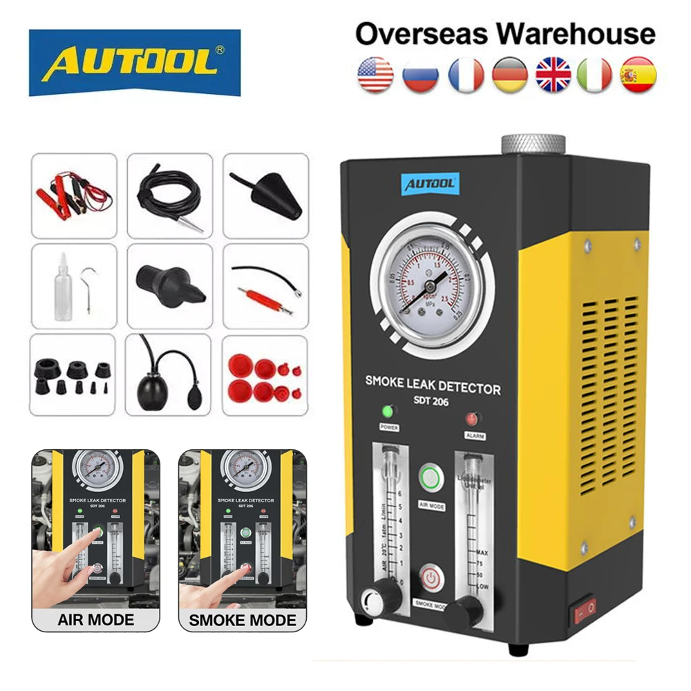 Autool Original Sdt206 Smoke Generator For Cars Car Smoke Machines Leak ...