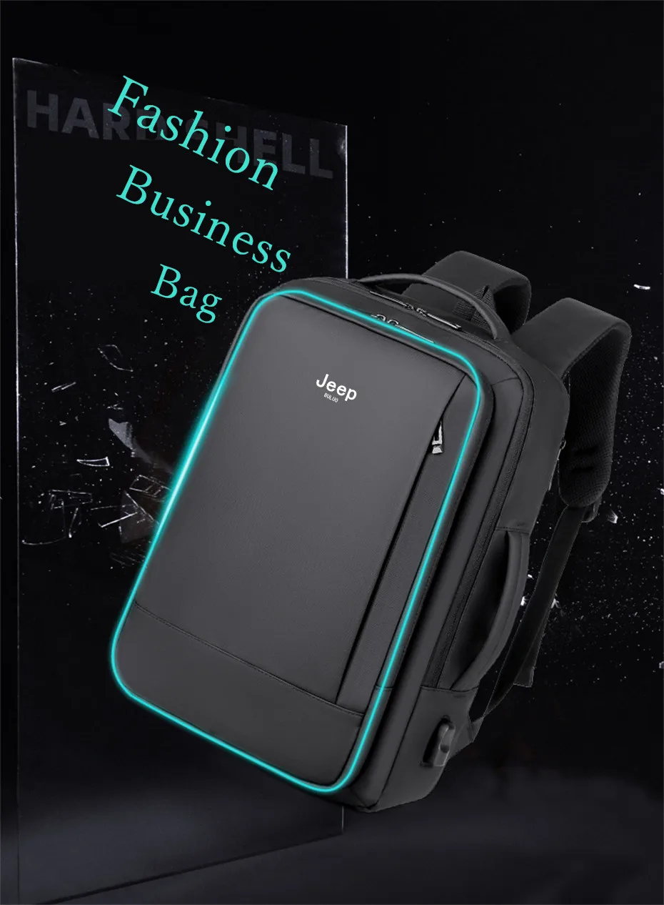 Backpack With Usb Charger, High Quality - Jeep Buluo
