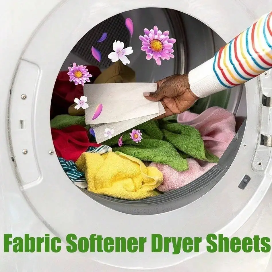 Fabric Softener Sheets 360/200/120 Sheets(9/5/3 boxes) Fabric Softener Dryer Sheets Ultra Soft Fresh Scent Anti-Static Odor Removal