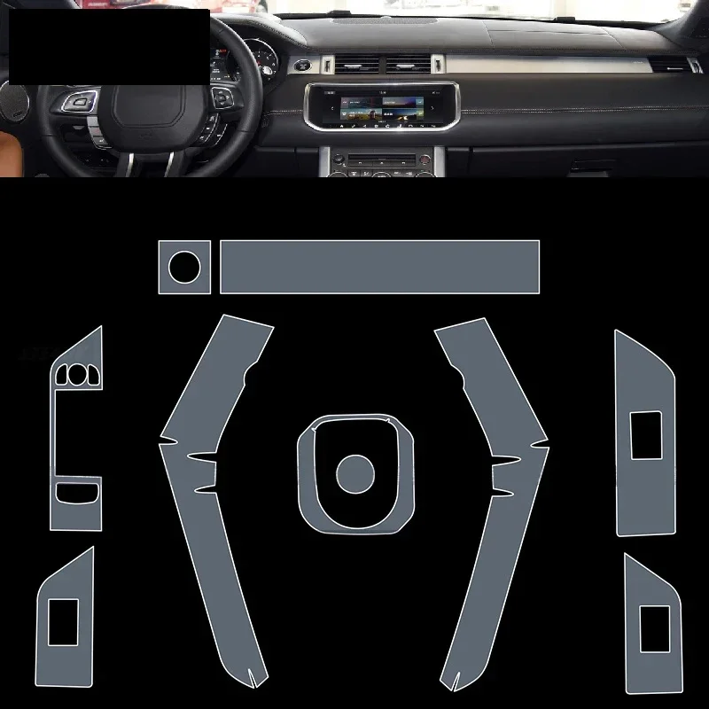 Tpu Car Protection Sticker Tpu Protector Center Control Pellicola Di Navigazione Per Land Range Rover Evoque 2015-2018 Accessori Per Auto