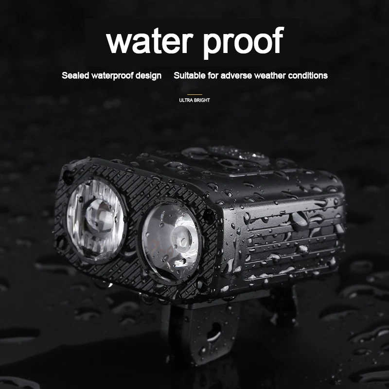 2024 جديد ليلة الدراجات سلامة إضاءة دراجة هوائية د...