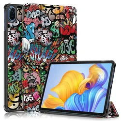 Premium Trifold PU Leather Stand Cover with Screen Protector & Stylus for Honor Pad 8 12inch (TY)