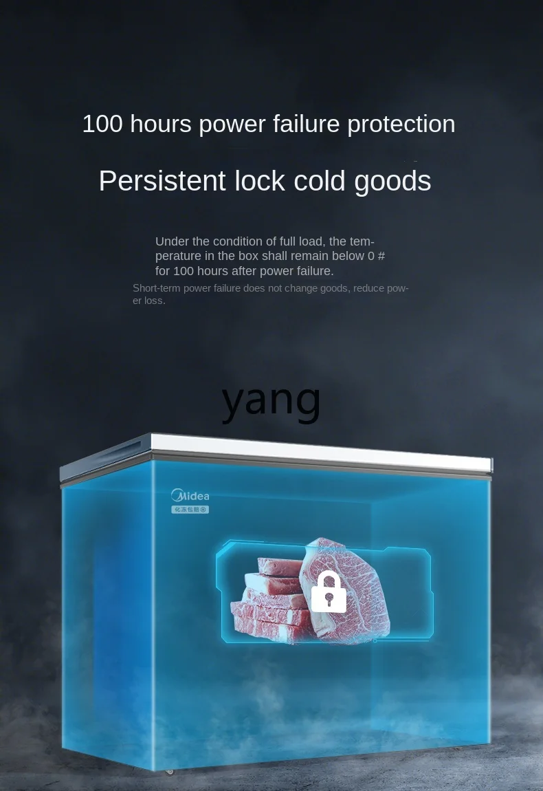 L'm'm Household Large Capacity Freezer Full Freezer Dual-Use Commercial Single Temperature Refrigerator