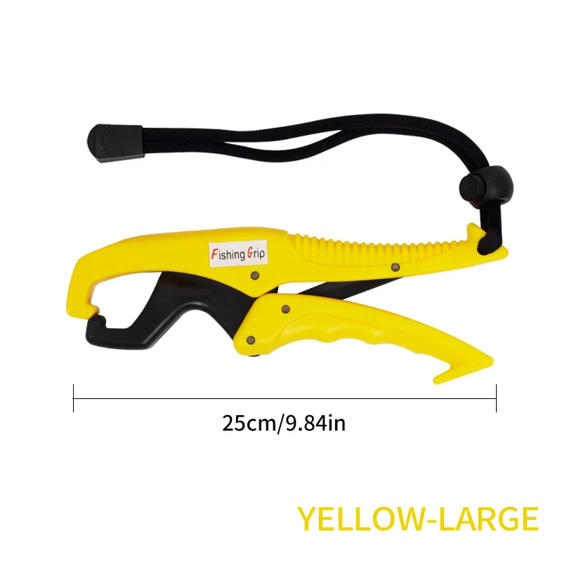 ShareShark Fish Lip Gripper – Durable White Plastic with Adjustable Rope