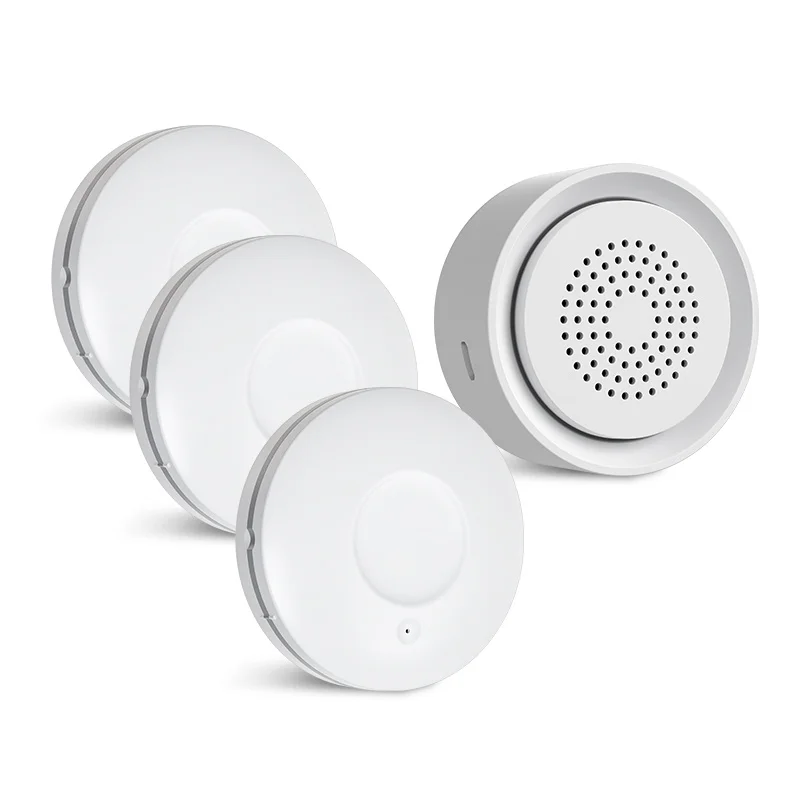 Tuya Smart WiFi Water Leak Alarm Kit 3 Pack Water Sensors with 90dB Adjustable