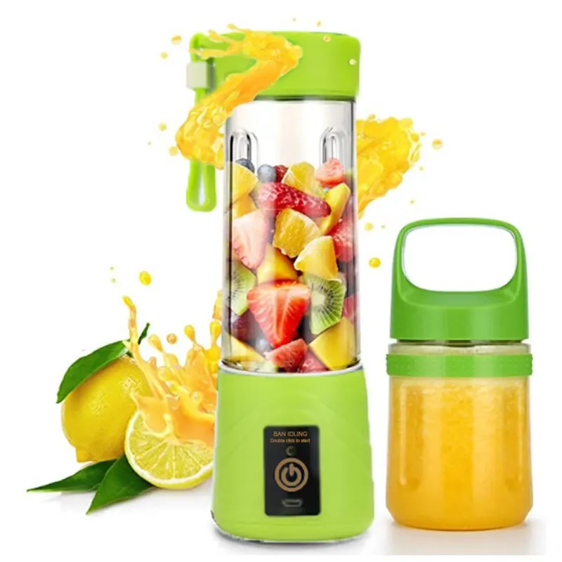 Portable Fruit Juice Blenders Summer Personal Electric Mini Bottle Home USB 6 Blades Juicer Cup Machine For Kitchen 1