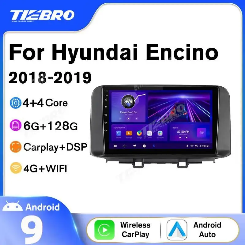 

Car Stereo Multimedia Video Player For Hyundai Encino Kona 2018 2019 2DIN GPS Navigation Car Radio Head Unit Android DSP Carplay