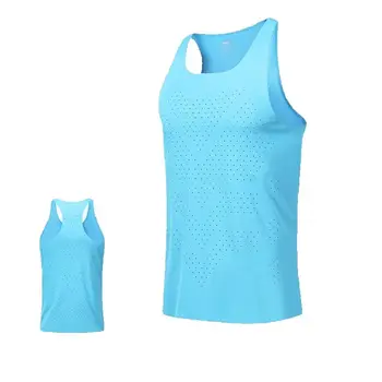 Magliette da Corsa per Uomo, Top Aderenti da Palestra, T-shirt per Fitness e Maratona, Abbigliamento Sportivo per Basket