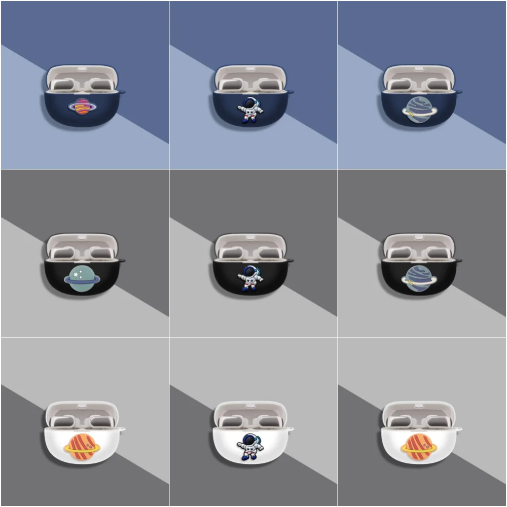 Hot Cute Cartoon Planet Astronaut Custodia Protettiva Per Auricolari Per Bose Ultra Open Earbuds Custodia Protettiva Per Cuffie In Silicone Morbido