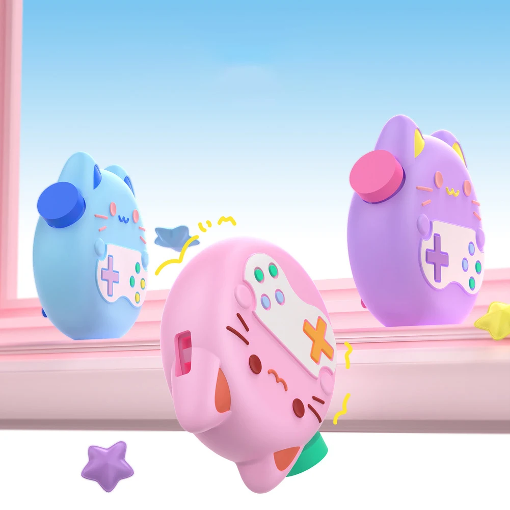 Coque Silicone Pour Tamagotchi Paradise - Protection Complète Anti-choc, Anti-rayures, Avec Film écran Et Cordon, Bleue - 9