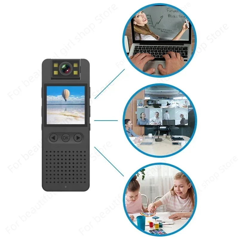 1080P HD Mini Camera WiFi Night Vision 180°Rotating Lens Outdoor Sports Body Cam Portable Handheld Clip Law Enforcement Recorder 6