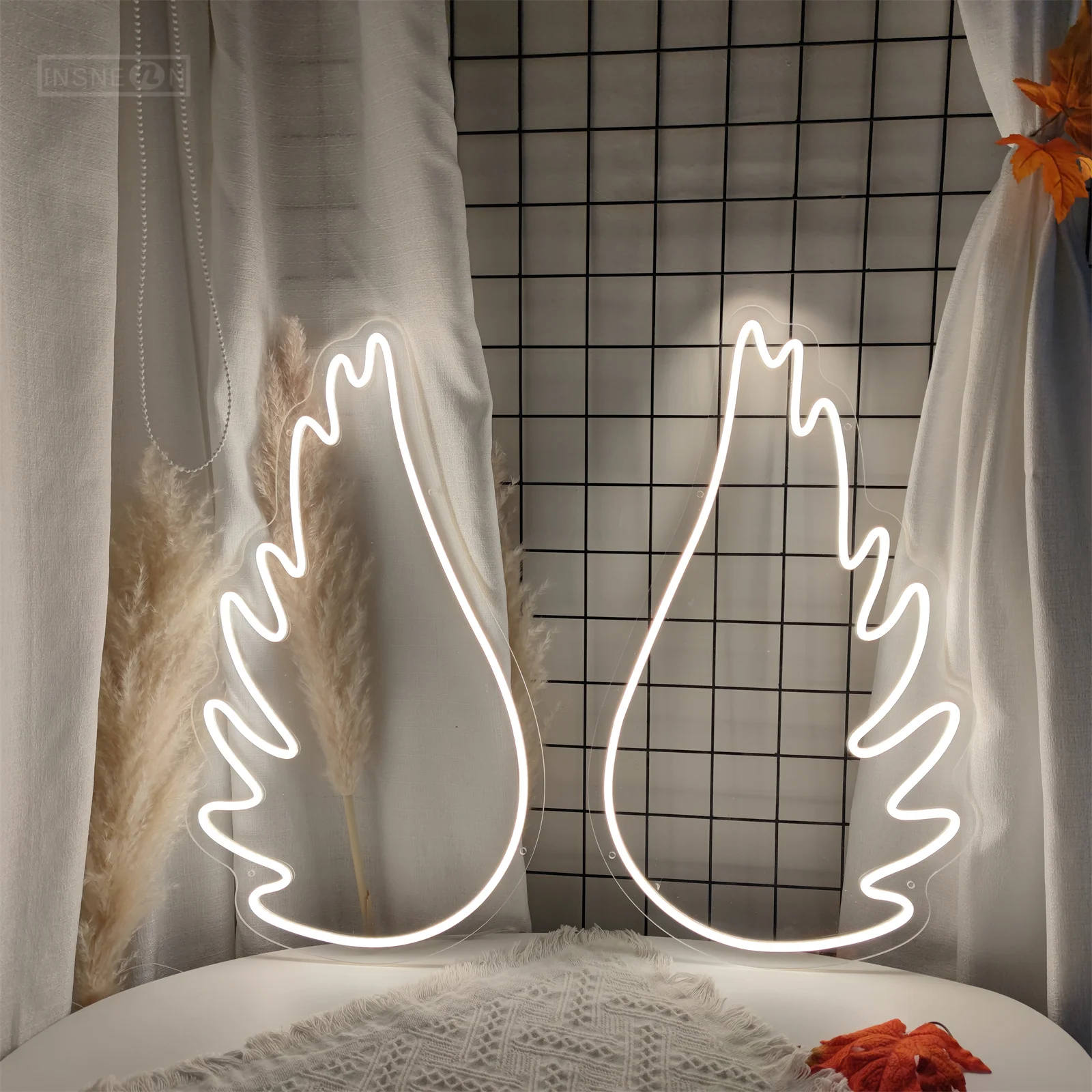 

Angel Wing LED Neon Sign Wedding Party Birthday Wall Decor Neon Lighting Signs Bar Club Gaming Decoration Neon LED Night Lights