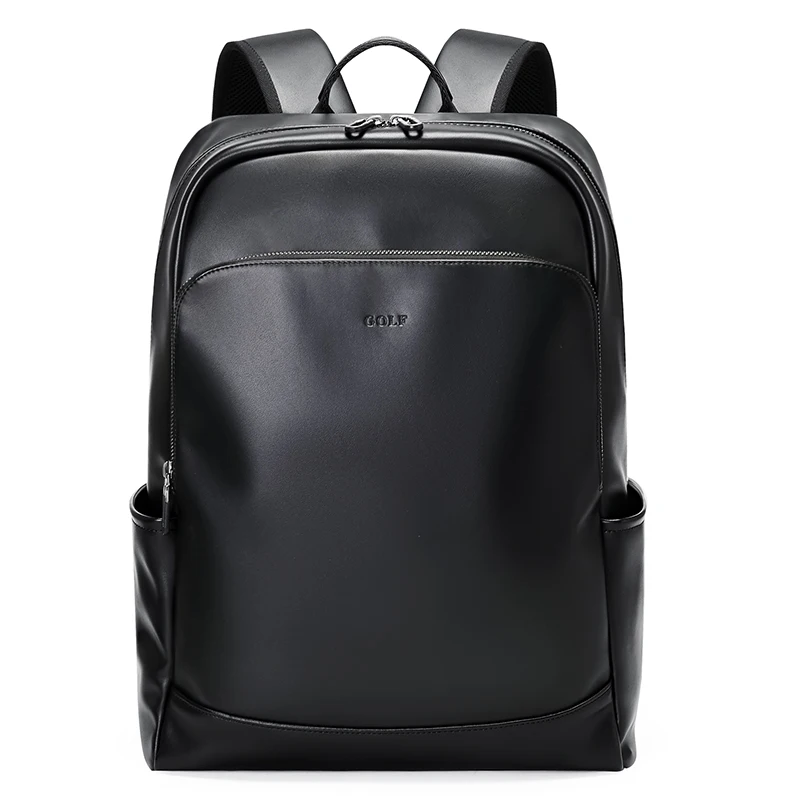 GOLF backpack men's backpack large capacity business computer backpack leather fashion high school student backpack trendy brand 6
