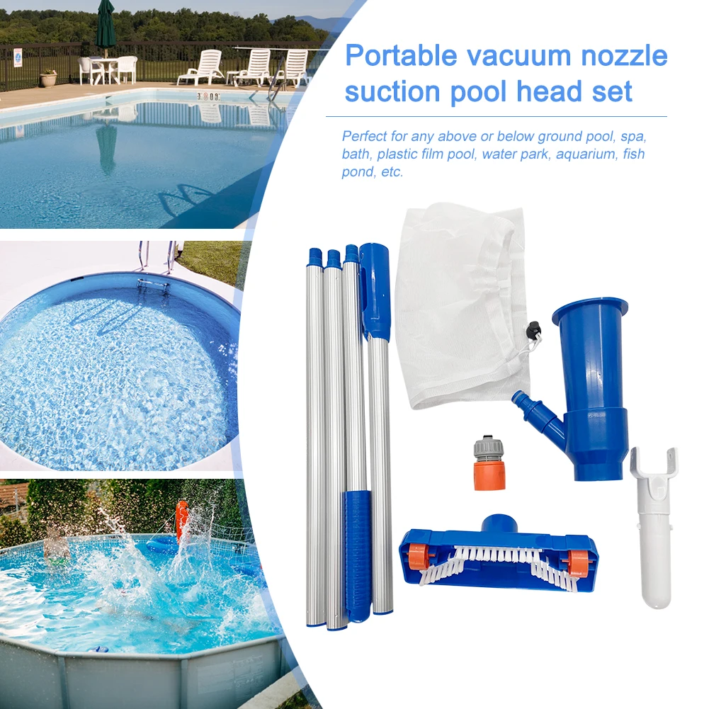 CleanPoolBottomsMachinePortablePondFountainVacuumCleanerwith4