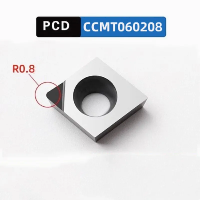 Diamante insatz ccmt060202 ccmt060204 ccmt060208 pcd cbn Metall drehmaschine cnc Fräser 1pc Dreh werkzeug aus Aluminium legierung – Detail 5