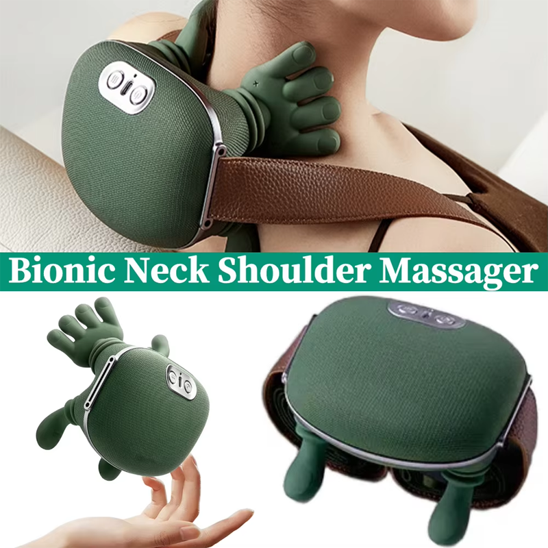 Hot selling biomimetic massager, electric 4D kneading and massage, relaxing pain and muscle recovery for home use