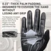 Full-Finger Workout Gloves for Men, Excellent Grip Padded Lightweight Gym Gloves Durable Training Gloves for Exercise Fitness 2