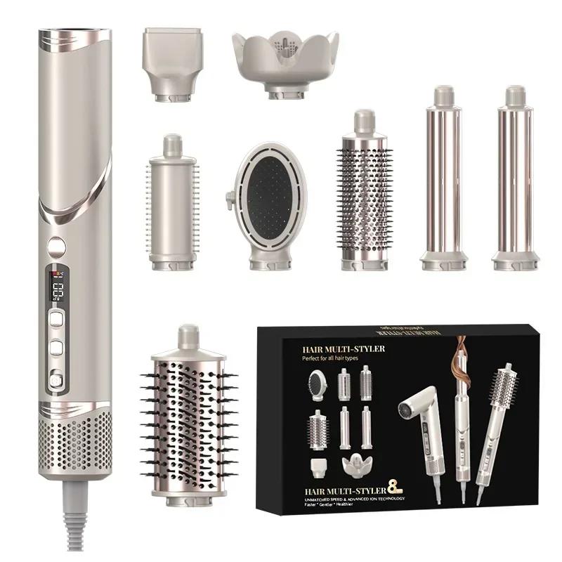 Hair Dryer Hair Styling Tools 8 in 1 Folding Airwrap High Speed 110000rpm