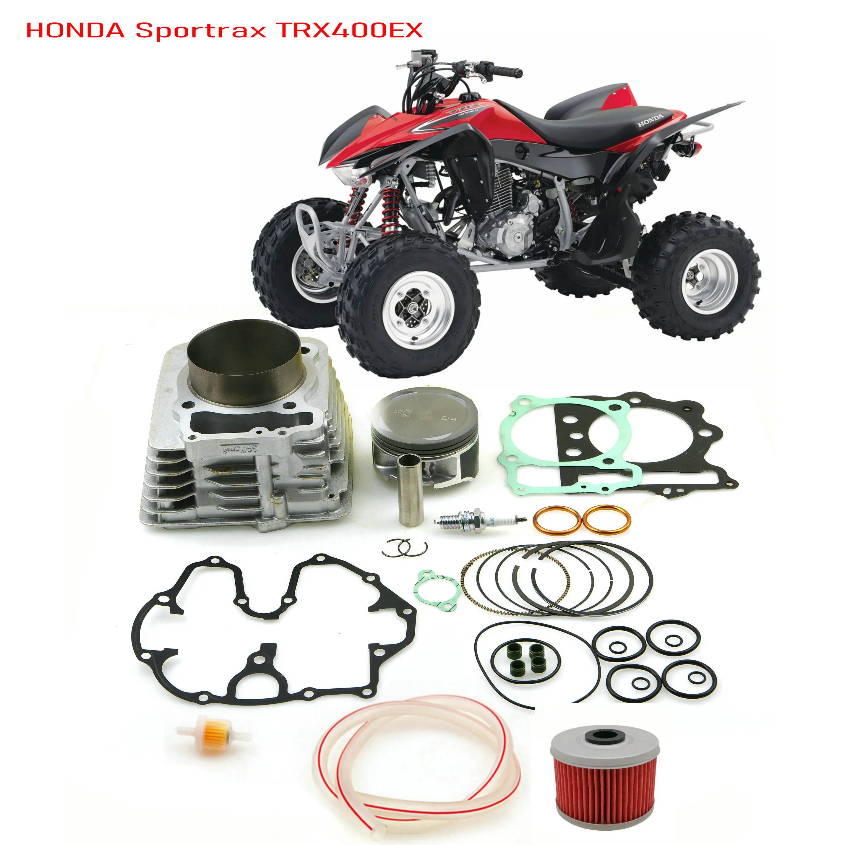 

YIMATZU ATV 89mm 440CC Big Bore Cylinder Kit for HONDA Sportrax TRX400 TRX400EX ATV Quad Bike 1999-2008 12100-KCY-670