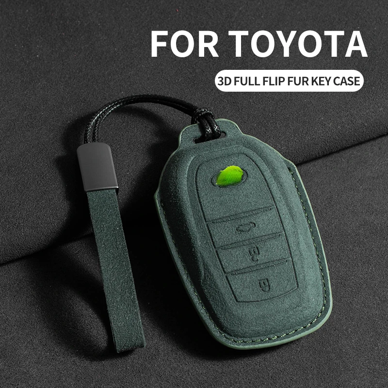 

Car Remote Key Case Cover for Toyota RAV4 Crown Hilux Fortuner Camry Land Cruiser Prado Prius Camry CHR C-HR Protector Fob