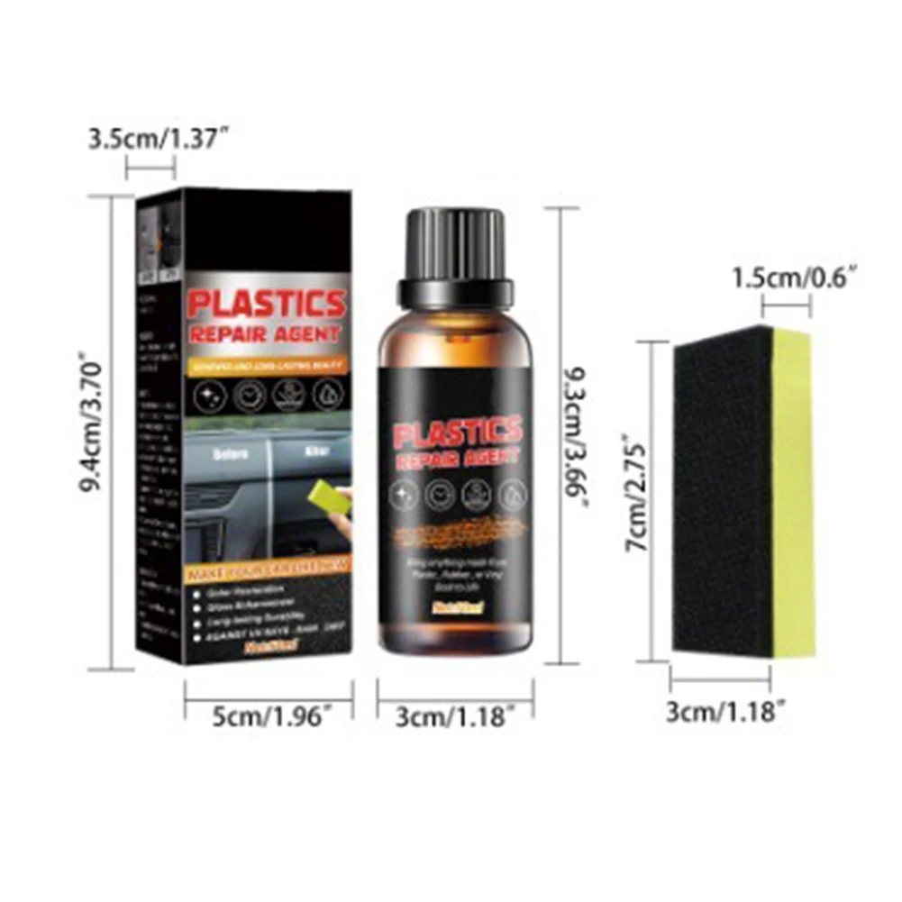 Automotive Plastic Refurbishment Agent Automotive Leather Seat Interior Polishing Cleaning Refurbishment &maintenance Agent 50ml