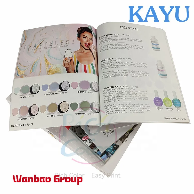 advertising quarterly Fashion make up magazine printing