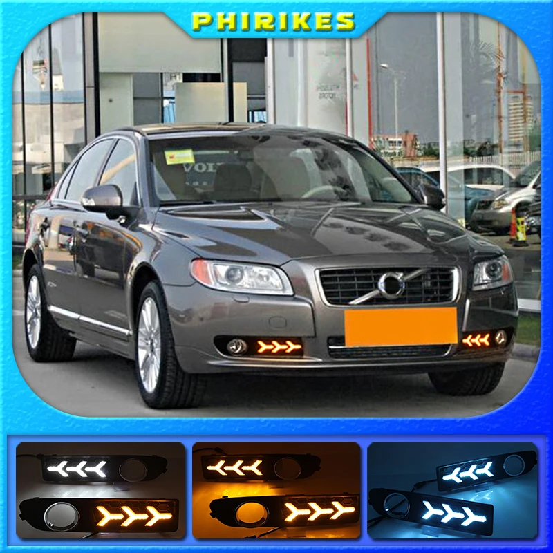 

Дневные ходовые огни для Volvo S80 S80L 2007 2008 2009 2010 2011 2012 2013, 2 шт.